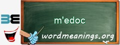 WordMeaning blackboard for m'edoc